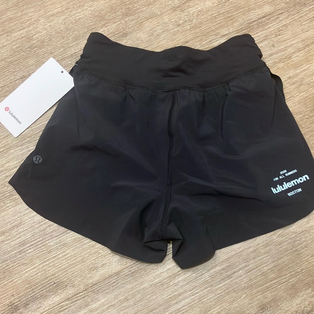 Lululemom Boston marathon fast and free split shorts NWT XXS